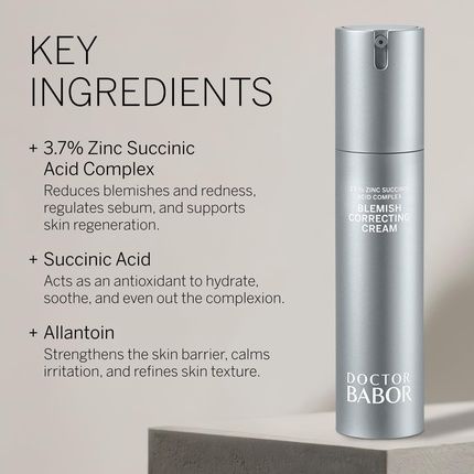 Doctor Babor Blemish Correcting Cream Light Cream For Blemished Skin With Zinc - Image 3