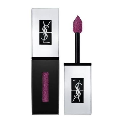Yves Saint Laurent The Holographics 503 Neon Plum Liquid Lip Stick Glossy Stain