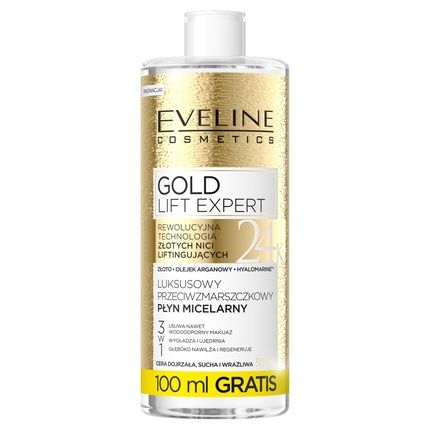 Eveline Gold Lift Expert Luxury Anti-Wrinkle Micellar Liquid 500Ml