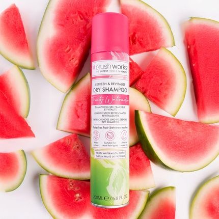 Brushworks Refresh & Revitalise Fruity Watermelon Dry Shampoo 200Ml - Image 3