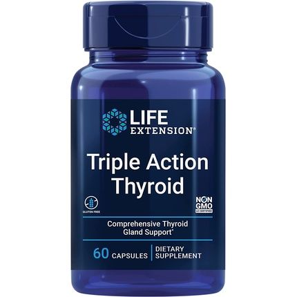 Life Extension Triple Action Thyroid Support 60 Vegetarian Capsules