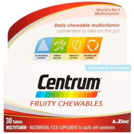 Centrum Advance Multivitamin & Mineral Tablets With 24 Essential Nutrients Including Vitamin D 30 Tablets