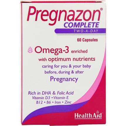 Healthaid Pregnazon Complete 60 Capsules 60 Tablets