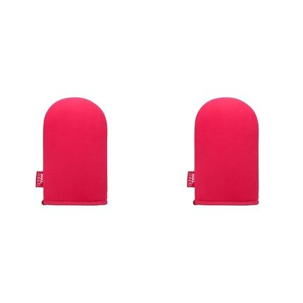 Skinny Tan Pink Velvet Tanning Mitt Velvety Soft Luxe Texture Waterproof Lining To Keep Hands Stain Free Smooth For Flawless Finish Long-Lasting And Machine Washable 1 Pc Applicator 1 Count