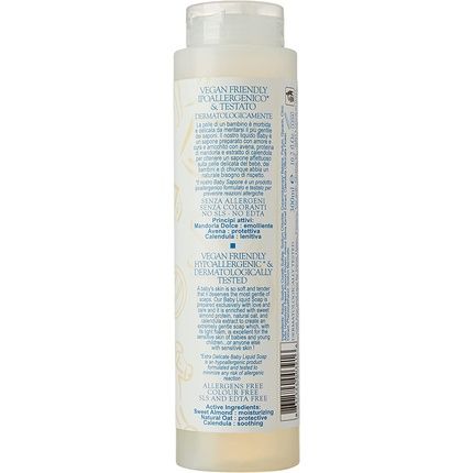 Nesti Dante Carolina & Edoardo Extra Delicate Baby Liquid Soap With Oat, Sweet Almond & Calendula 10.2 Oz