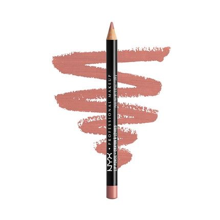 Nyx Professional Makeup Slim Lip Pencil Long-Lasting Creamy Lip Liner Nude Pink