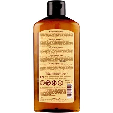 Athena'S L'Erboristica Elisir Green Tea Shower Mousse 400Ml - Image 3