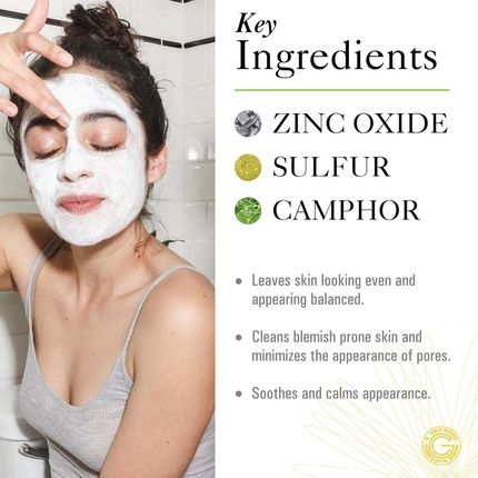 Goldfaden Md Facial Detox Mask Clarifying Face Mask With Zinc Oxide And Sulfur - Image 3