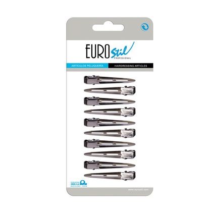 Eurostil 10 Small Narrow Metal Tweezers Unique Standard