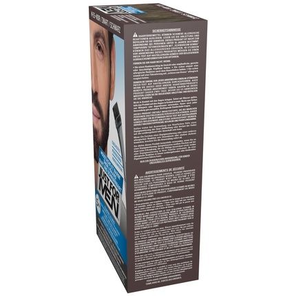 Just For Men Moustache & Beard Eliminates Gray For Thicker, Fuller Look M55 Black Real Black