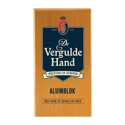De Vergulde Hand Shaving Alum Stone 75G