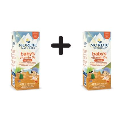 Nordic Naturals Baby'S Vitamin D3 400 Iu 22.5Ml