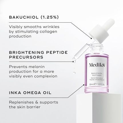 Medik8 Bakuchiol Peptides Retinol Alternative Peptide-Infused Serum 1.25 - Image 3