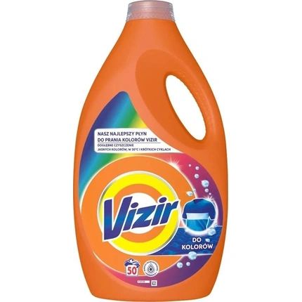 Vizir Laundry Liquid For Colors 50 Washes 225 Liters