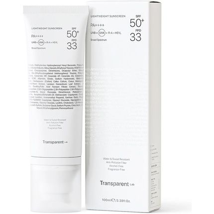 Transparent Lab Lightweight Sunscreen Spf50+