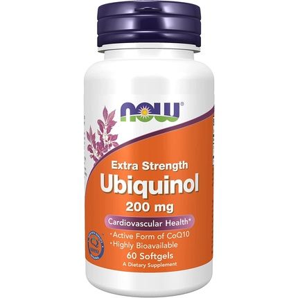 Now Foods Ubiquinol 200Mg 60 Softgels