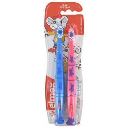 Elmex Flexible Toothbrushes For Ages 3-6