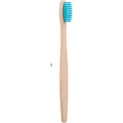 Bamboo Toothbrush Blue Sustainable Biodegradable Natural Vegan For Adults And Kids