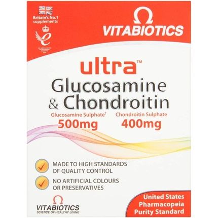 Vitabiotics Ultra Glucosamine And Chondroitin 60 Tablets