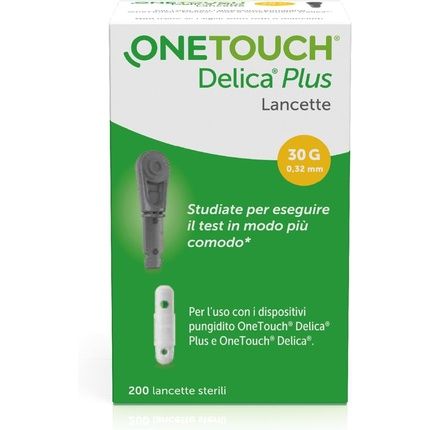 Lifescan Italy Onetouch Delica Plus Lancets 200 Pieces
