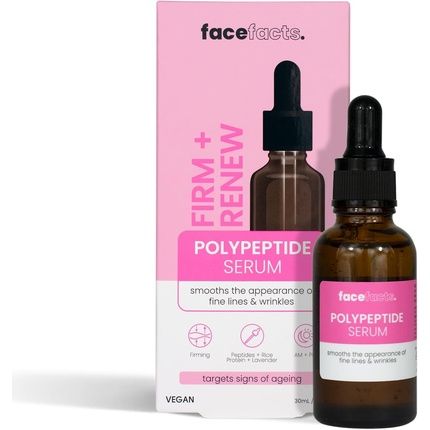 Face Facts Polypeptide Facial Serum Firm + Renew 30Ml
