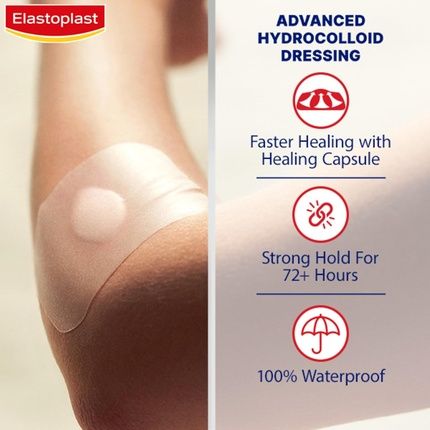 Elastoplast Second Skin Protection Faster Healing Xl Dressings - Pack Of 3