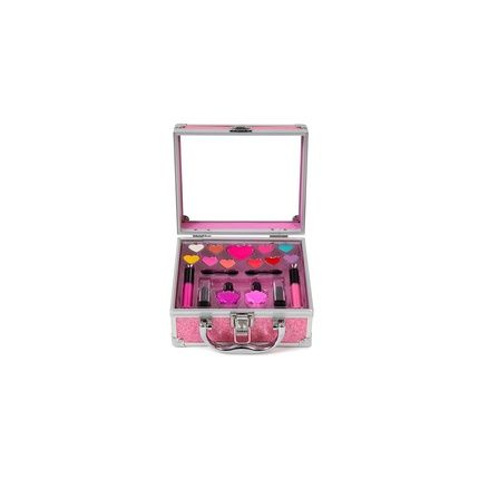 Mya Cosmetics Mya Girls Makeup Case For Girls The Window With Eyeshadow, Blush, Lip Gloss, Nail Polish And Brush - Image 3