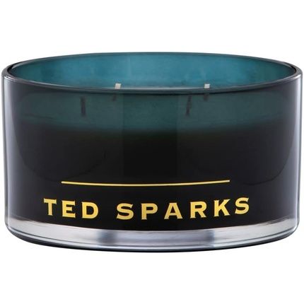 Ted Sparks Demi Bamboo & Peony Scented Candle In Glass 8Cm Height 15Cm Diameter