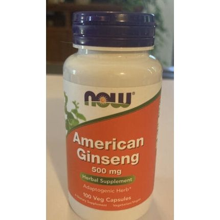 Now American Ginseng 500Mg Adaptogenic Herbal Supplement 100 Capsules - Image 3