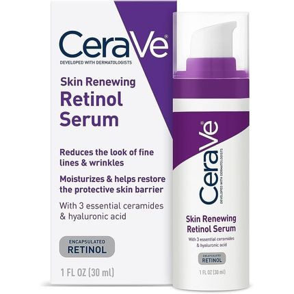 Cerave Anti-Aging Retinol Serum Cream For Smoothing Fine Lines And Skin