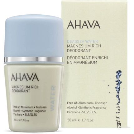 Ahava Mineral Deodorant Roll-On For Women Long-Lasting Protection Against Odor And Wetness 50Ml
