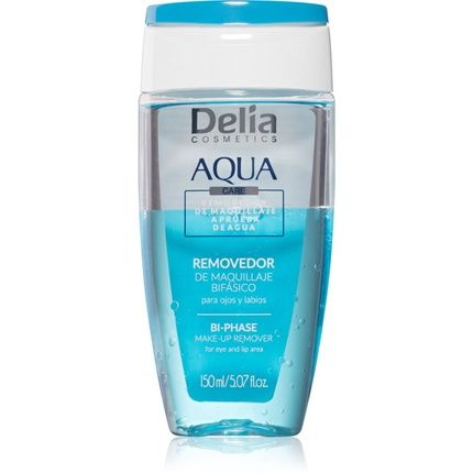 Delia Cosmetics Aqua Biphasic Makeup Remover For Eyes And Lips - 150 Ml