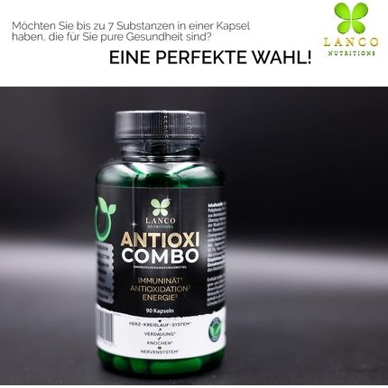 Lanco Antioxi Combo Anti-Aging Quercetin Curcumin