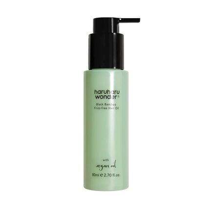 Haruharu Wonder Black Bamboo Frizz-Free Hair Oil Lightweight Texture With Argan