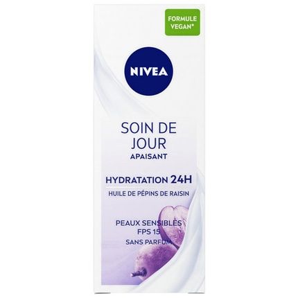 Nivea Soothing Day Cream For Sensitive Skin Spf 15 50Ml