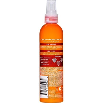 Cantu Coconut Oil Shine & Hold Mist 237Ml