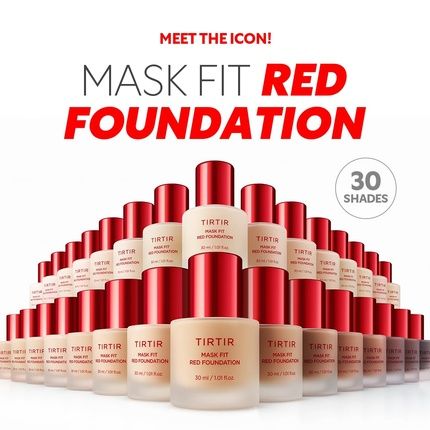 Tirtir Mask Fit Red Foundation Long Lasting Flawless Coverage Energy Essence