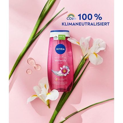 Nivea Waterlily & Oil Shower Gel 250Ml Ph Neutral With Nourishing Oil Beads - Image 3