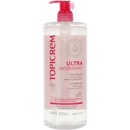 Topicrem Ultramoisturizing Shower Gel For Sensitive And Dry Skin 1000Ml