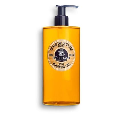 L'Occitane Shea Body Shower Oil Soften Cleanse Skin With 10% Shea Oil Nourish Soothe Feelings Of Tightness Shea Scent Shea Butter 16.9 Fl Oz