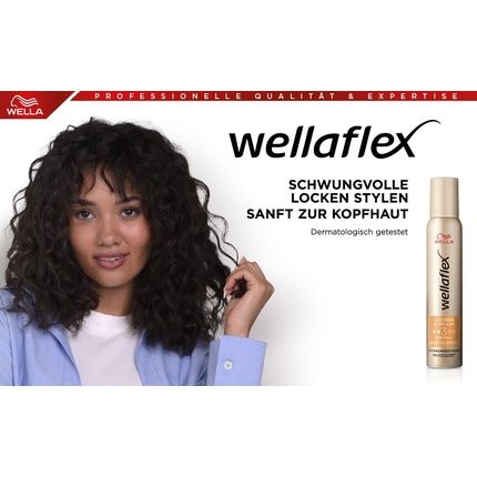 Wellaflex Curls & Waves Mousse For Women 200Ml