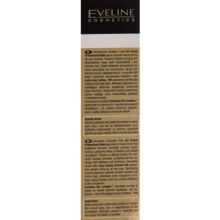Eveline Art Scenic Professional 2 In 1 Face Concealer, Ivory - Image 3
