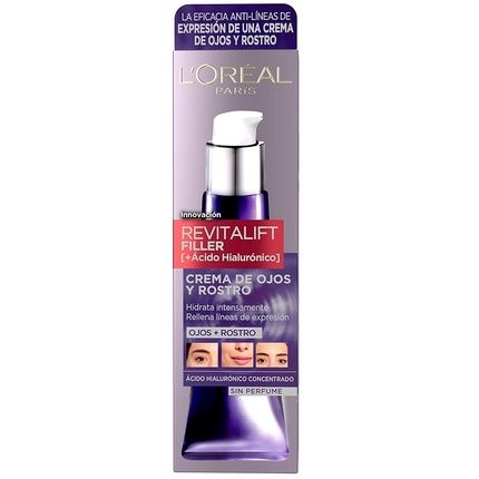L'Oreal Revitalift Filler Face And Eye Cream 30Ml - Image 3