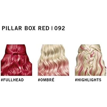 Live Color Xxl Ultra Brights Or Pastels Semi-Permanent Hair Color Pillar Box Red 92