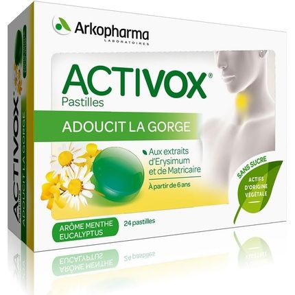 Arkopharma Activox Respiratory Tract Mint Eucalyptus Flavor Sugar-Free