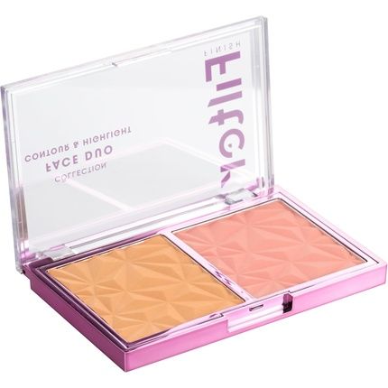 Collection Cosmetics Filter Finish Face Duo Sculpt And Glow Blush And Bronzer Palette 10G - Image 3