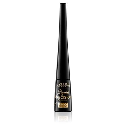 Eveline Liquid Precision 2000 Percent Eyeliner With Brush Black 4Ml