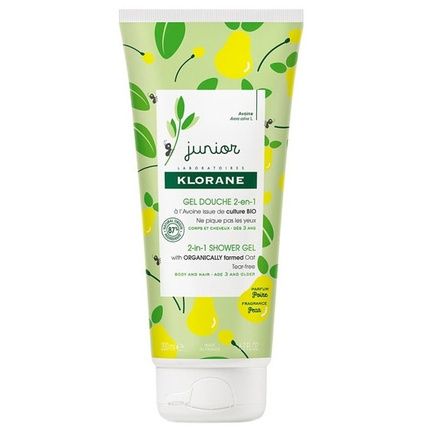 Klorane Junior 2In1 Shower Gel Body And Hair 200 Ml