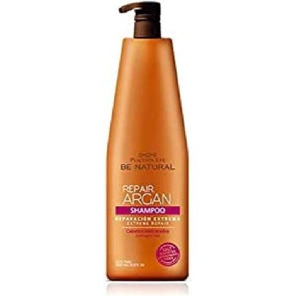 Be Natural Argan Shampoo For Bad Hair Translucent 1 Litre
