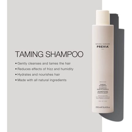 Previa Smoothing Organic Almond & Linseed Oil Taming Shampoo 250Ml